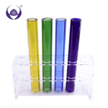 Wholesale custom high quality low price kinds of colors colored  borosilicate glass tube price